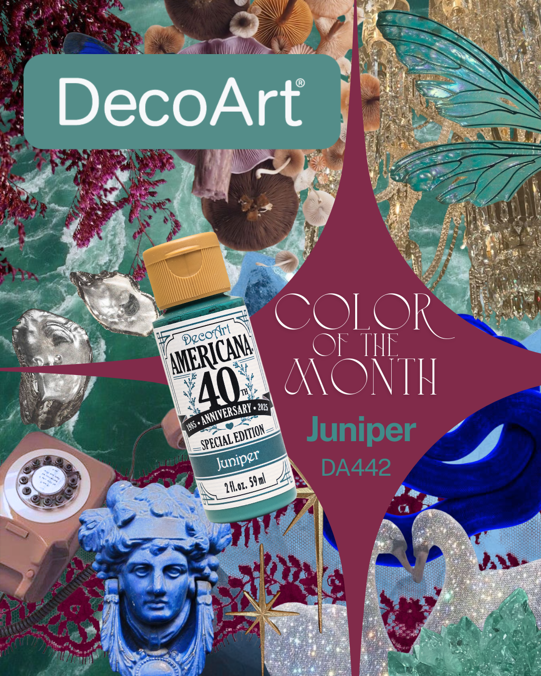 December 2025 Color of the Month: Juniper | DecoArt Blog