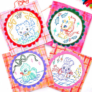 Hand-painted Kitsch Cards