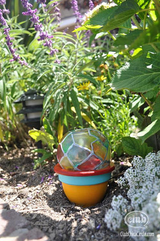 Stained Glass Garden Globe