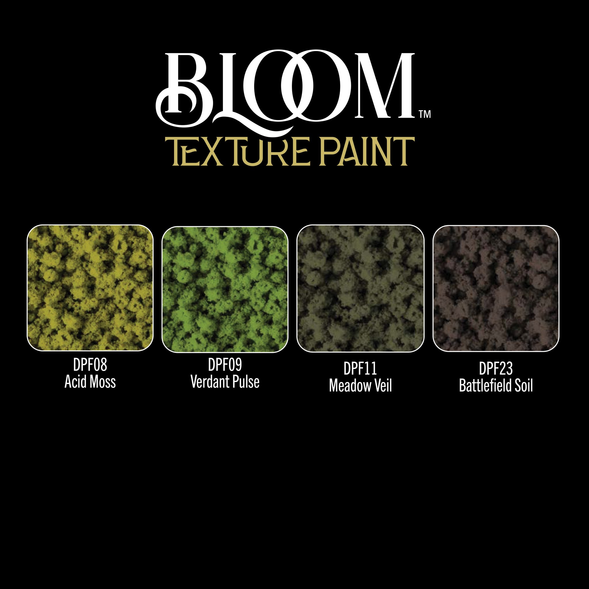 Moss and Ruin Bloom Texture Paint 4 Pack