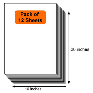 16" X 20" White Transfer Paper (12 Pack) - DecoArt