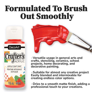 2025 Crafter's Acrylic Colors Paint Set