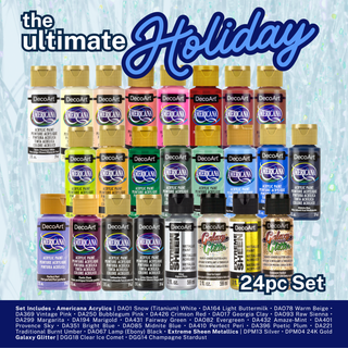 DecoArt Ultimate Holiday 24pc Paint Set - DecoArt