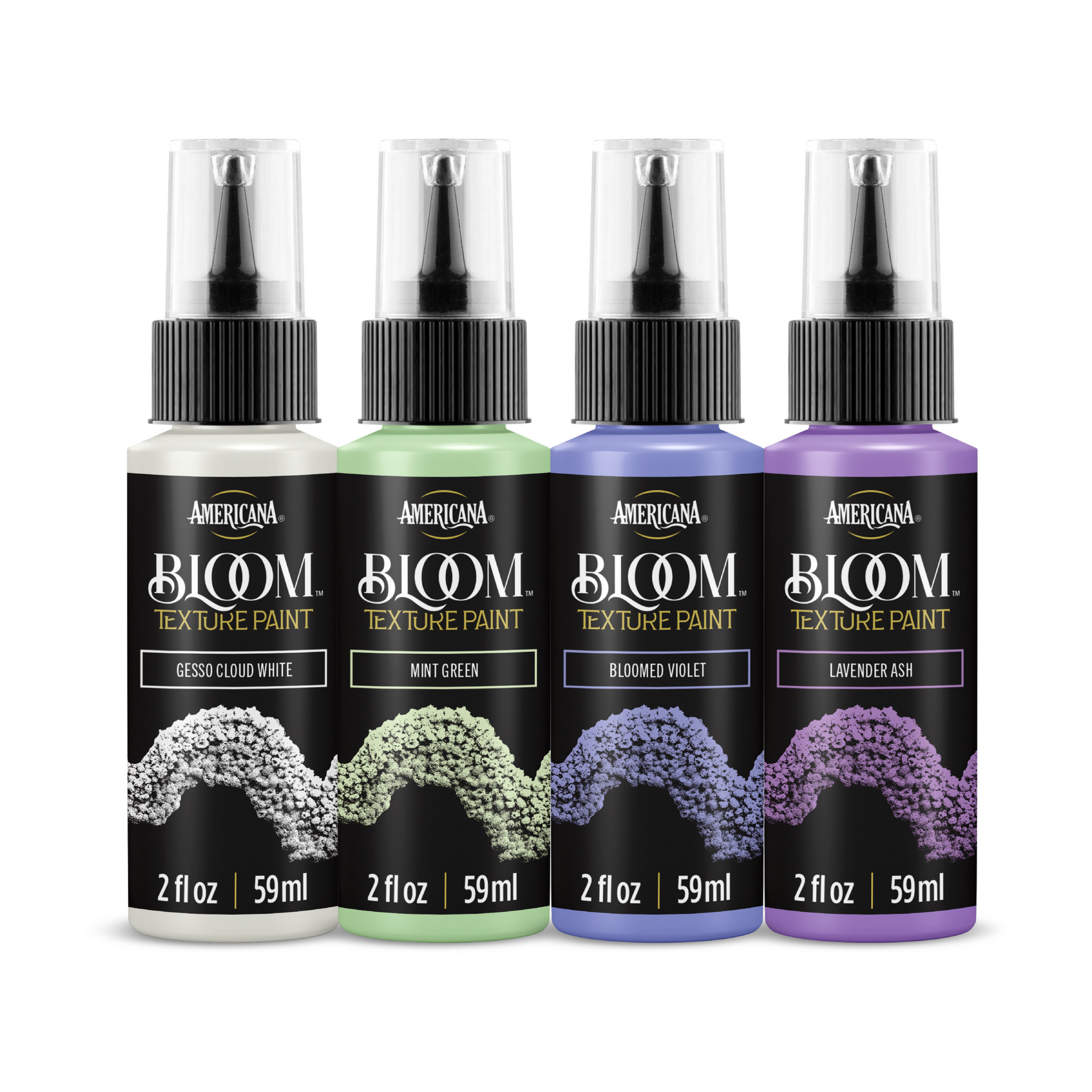 Dreamy Pastels Bloom Texture Paint 4 Pack
