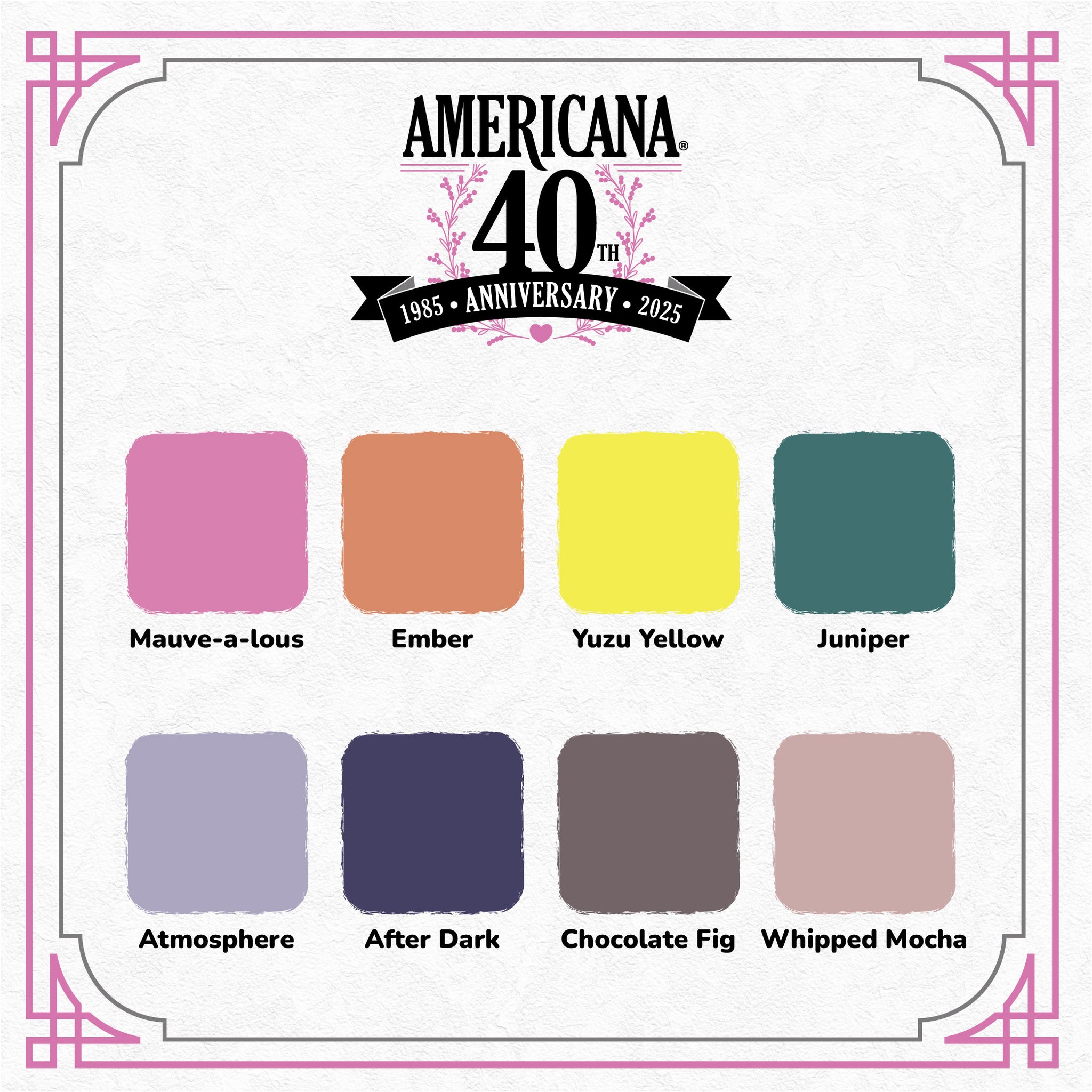 Americana 40th Anniversary Special Edition Paint Set - DecoArt