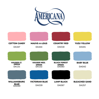 Cottage Folk Painting Americana Acrylic Paint Set - 12pc