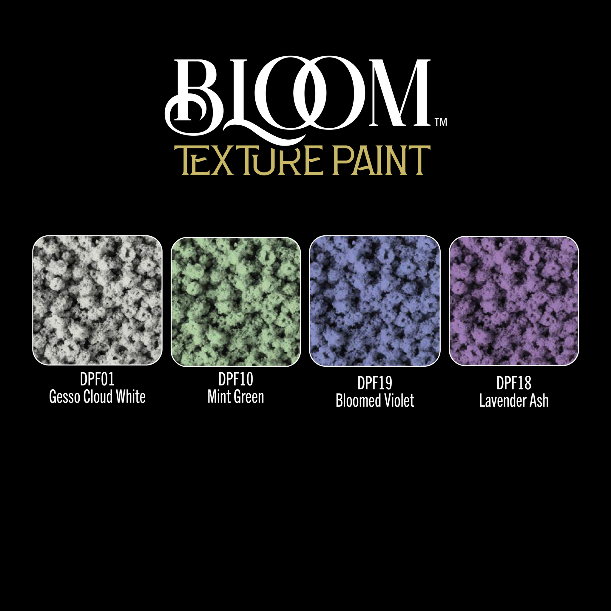 Dreamy Pastels Bloom Texture Paint 4 Pack