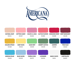 Perfect Pairings Americana Acrylic Paint Set - 18pc