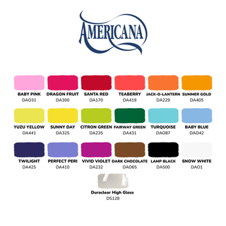 Main Character Energy Americana Acrylic Paint Set - 19pc