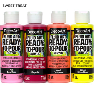 Fluid Art Ready To Pour Paint Sets