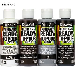 Fluid Art Ready To Pour Paint Sets