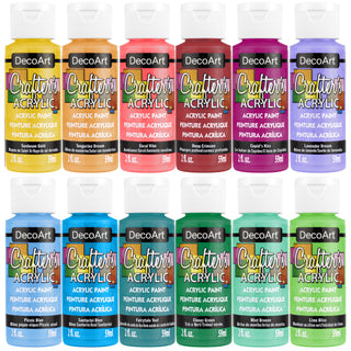 2025 Crafter's Acrylic Colors Paint Set