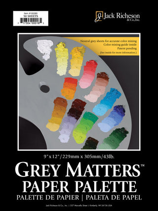 Grey Matters Paper Palette 9" X 12" 50 Sheets - DecoArt