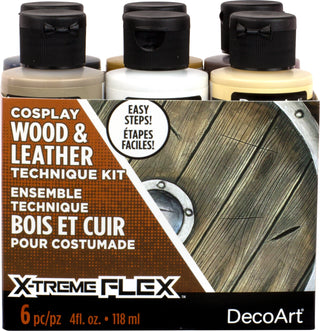 X-Treme Flex - Wood And Leather Kit - DecoArt