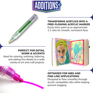 Americana Additions - Empty Paint Marker 3 Pack