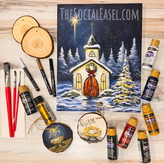 The Social Easel Essentials Paint Set