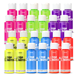 Top Notch Neons - 24 count - DecoArt