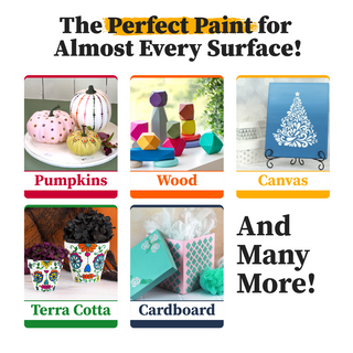 Cottage Folk Painting Americana Acrylic Paint Set - 12pc