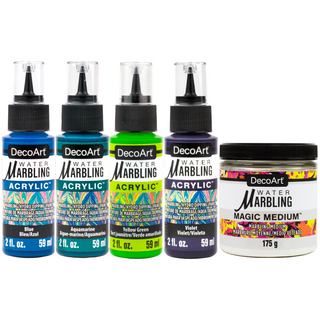 Cool Colors Water Marbling Set - DecoArt