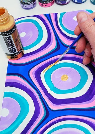 Crystal Geode Water Marbling Set - DecoArt
