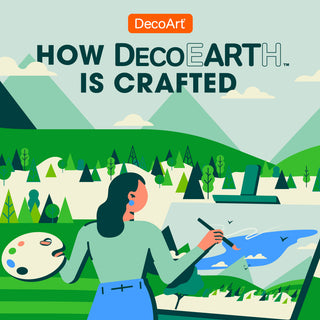 DecoEARTH Reclaimed Acrylic Complete Set - DecoArt
