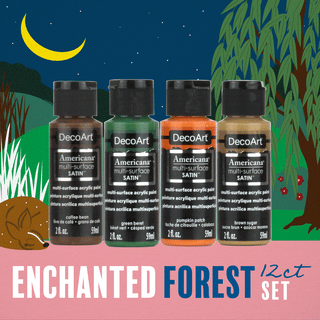 Enchanted Forest Acrylic Paint Set - DecoArt