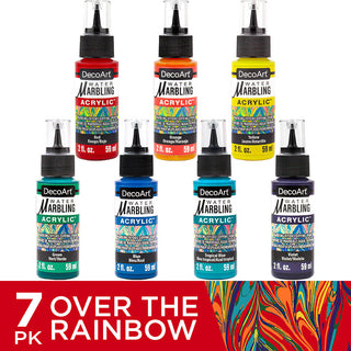 Over The Rainbow Water Marbling Set - DecoArt