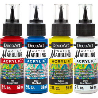 Primary Colors Water Marbling Set - DecoArt