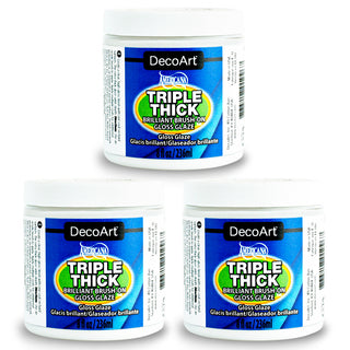 Triple Thick Gloss Glaze - 3 Pack - DecoArt