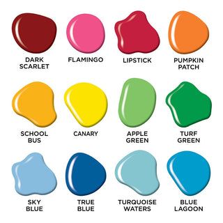Vibrant Colors Acrylic Paint Set - DecoArt