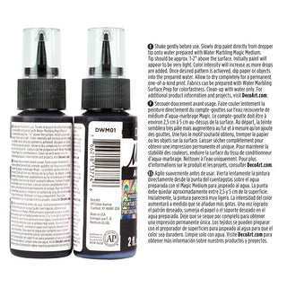 Water Marbling Paint Black and White 2pk - DecoArt