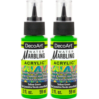 Water Marbling Paint Chartreuse 2pk - DecoArt