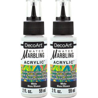 Water Marbling Paint White 2pk - DecoArt