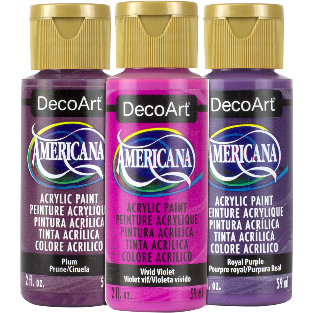 Americana Acrylics Purples - DecoArt