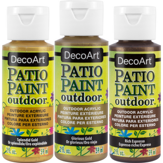 DecoArt Patio Paint Outdoor Acrylics Metallics - DecoArt