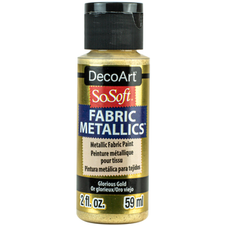 SoSoft Metallic Fabric Paint - DecoArt
