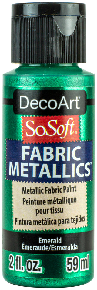 SoSoft Metallic Fabric Paint - DecoArt