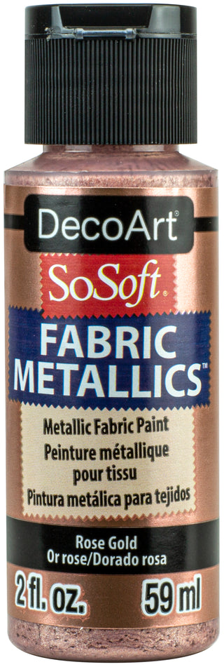 SoSoft Metallic Fabric Paint - DecoArt