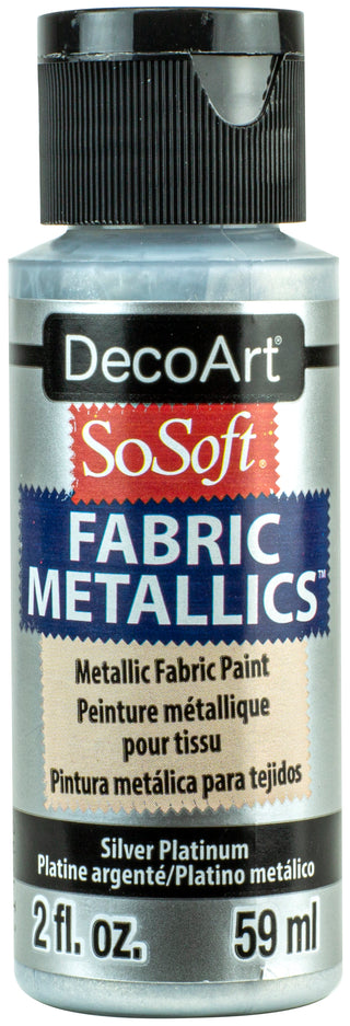 SoSoft Metallic Fabric Paint - DecoArt
