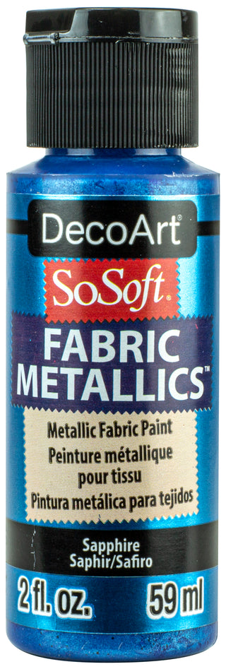 SoSoft Metallic Fabric Paint - DecoArt