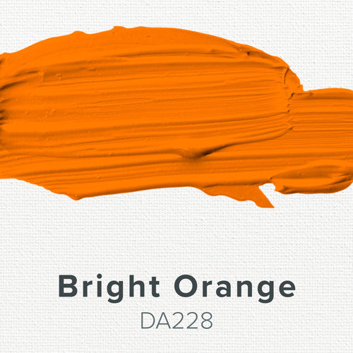 DecoArt Americana Acrylics Oranges paint in a 2 oz bottle, featuring a vibrant orange shade for art and craft projects.