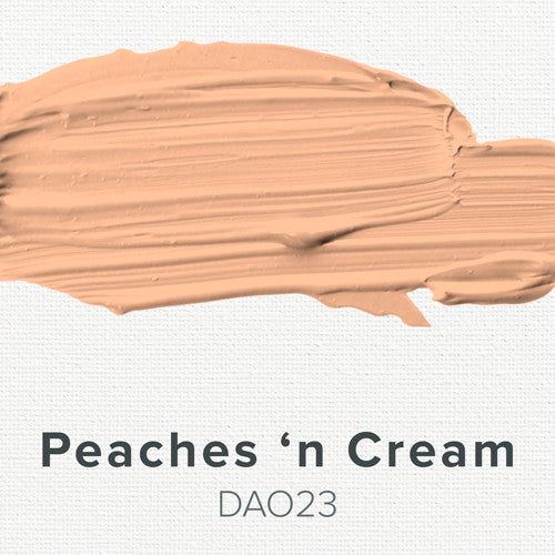 DecoArt Americana Acrylics in Peach and Orange shades, 2 oz bottles, suitable for vibrant painting projects