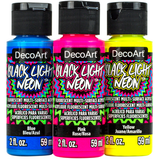 Black Light Neon Paint - DecoArt