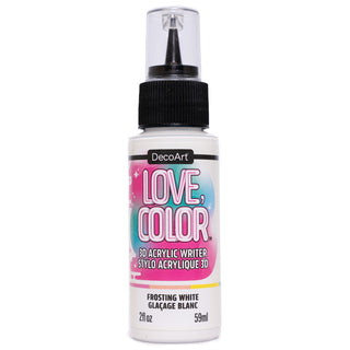 Love, Color 3D Acrylic Writers - DecoArt