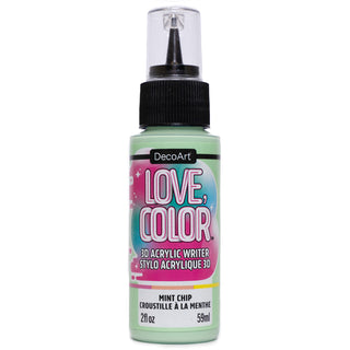 Love, Color 3D Acrylic Writers - DecoArt