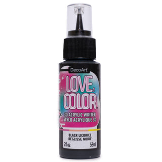 Love, Color 3D Acrylic Writers - DecoArt