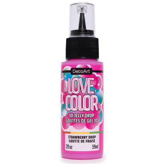 Love, Color 3D Jelly Drops - DecoArt