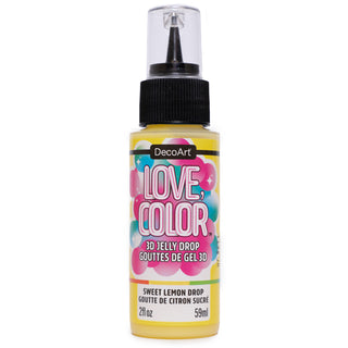 Love, Color 3D Jelly Drops - DecoArt