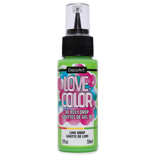 Love, Color 3D Jelly Drops - DecoArt