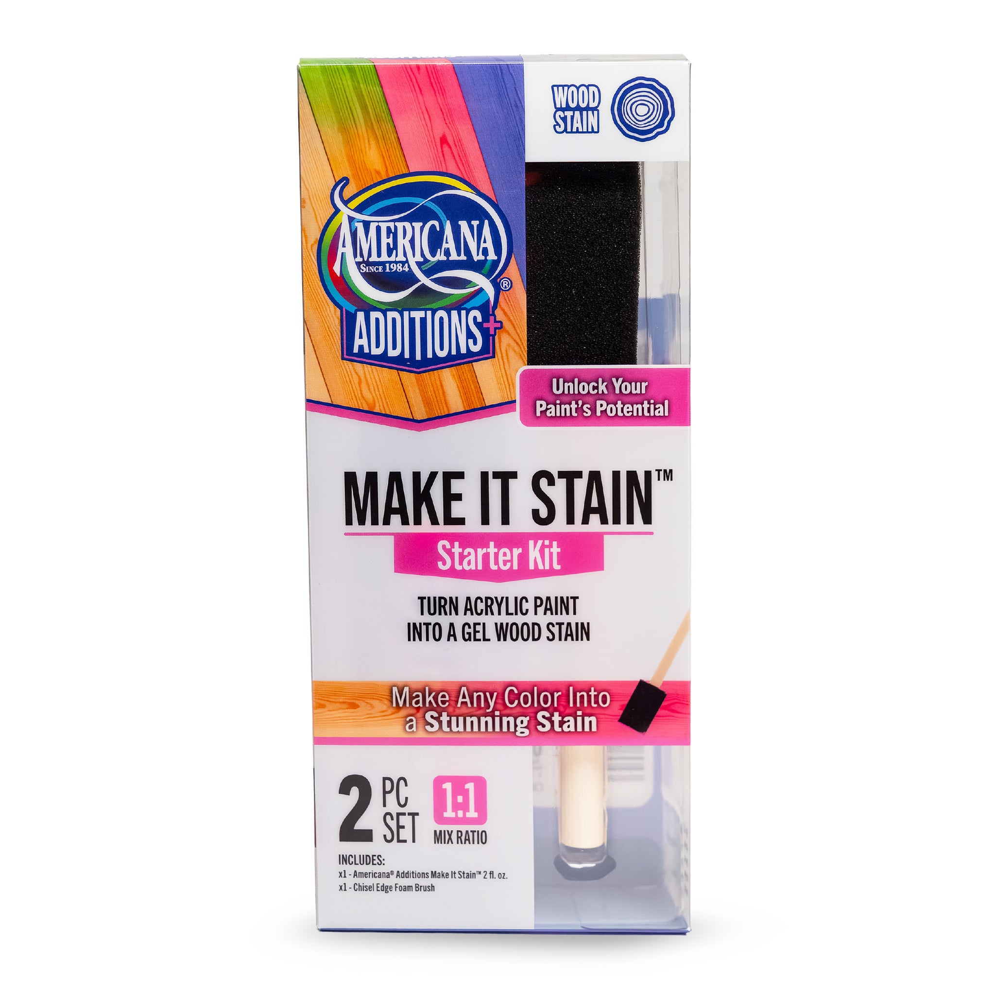 Americana Additions - Make It Stain Starter Set - DecoArt